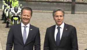 Le secrétaire d'État américain Antony Blinken rencontre ses homologues danois