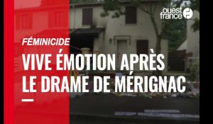 VIDÉO. Féminicide à Mérignac : émotion et recueillement sur les lieux du drame
