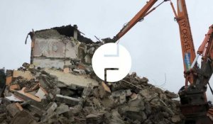 VIDÉO. Flers : chantier de démolition au quartier Saint-Michel