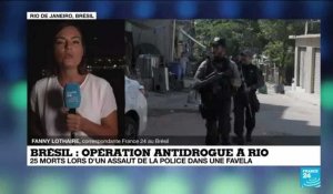 Brésil : une opération antidrogue fait au moins 25 morts dans une favela de Rio