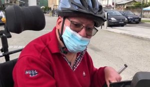 Aix-les-Bains : Alain, qui se déplace en fauteuil, a testé le tricycle électrique "Benur"
