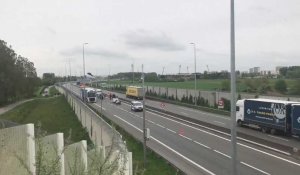 Accident sur la rocade portuaire à Calais