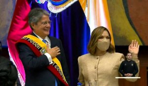 Guillermo Lasso prête serment en tant que président de l'Équateur