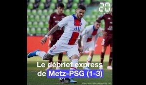 Ligue 1: Le PSG leader après sa victoire face à Metz (1-3)