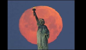 En images : la première Super lune rose de 2021