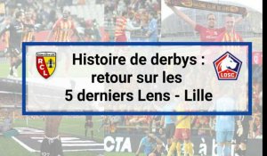 Derby Lens - Lille : les cinq dernières confrontations