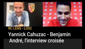RC Lens - LOSC : l'interview croisée de Yannick Cahuzac et Benjamin André avant le derby Lens - Lille