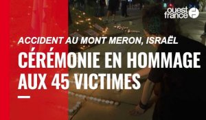 VIDÉO. Bousculade meurtrière en Israël : cérémonie en hommage aux 45 victimes