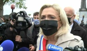 Marine Le Pen: candidature de Dupond-Moretti dans les Hauts-de-France, celle d'un "fort en gueule"