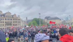 Conflit israélo-palestinien : 3000 personnes réunies à Bruxelles en faveur de la Palestine