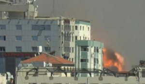 Frappe israélienne sur l'immeuble des médias Al-Jazeera et AP à Gaza