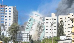 L'immeuble des médias Al-Jazeera et AP à Gaza détruit par Israël