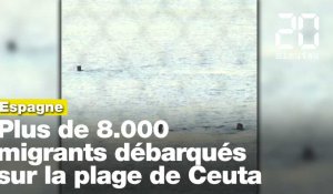 Près de 8.000 migrants ont émergé sur la plage de l'enclave espagnole Ceuta 