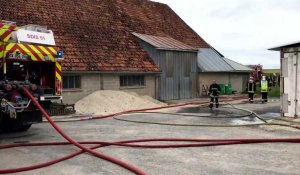 Incendie ferme du Ribourdon