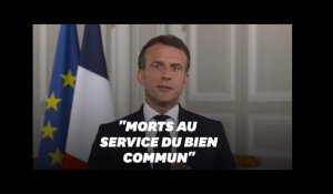 Macron annonce la création d'un statut de "Mort pour le service de la République"