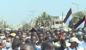 Sénégal: rassemblement en soutien aux Palestiniens à Dakar
