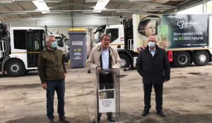 Arras : cinq camions bennes au biogaz pour ramasser les déchets en polluant moins