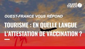 VIDÉO. Covid 19 : le certificat de vaccination doit-il être traduit en anglais pour voyager ?