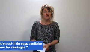 Mariage : mairie, église, salle de réception, où le pass sanitaire sera-t-il obligatoire?