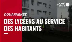 VIDEO. Des jobs d’été au service des habitants pour les lycéens de Douarnenez