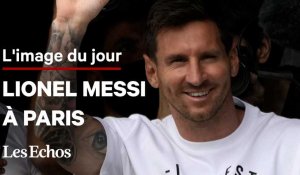 Lionel Messi accueilli dans la liesse à Paris