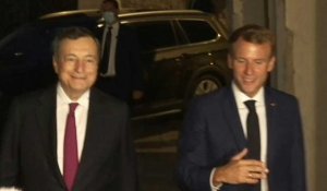 Emmanuel Macron rencontre le Premier ministre italien à Marseille