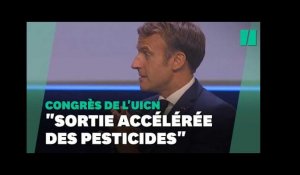 Macron promet pour la "sortie accélérée des pesticides" une "initiative forte" avec l'UE