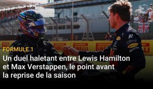 Formule 1 : un duel haletant entre Lewis Hamilton et Max Verstappen, le point avant la reprise de la saison