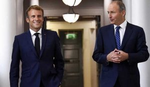 Macron à Dublin : solidaire sur le Brexit, persuasif sur la fiscalité