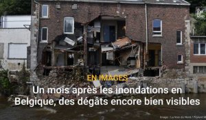 En images : l'est de la Belgique toujours meurtri par les inondations de juillet