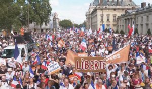 Départ de la manifestation des "Patriotes" à Paris