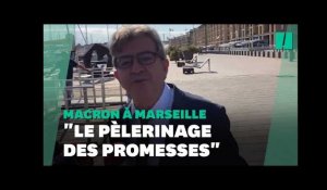 Emmanuel Macron à Marseille, "insupportablement monarchique" pour Jean-Luc Mélenchon