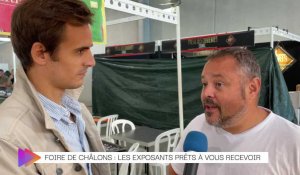 Foire de Châlons, des exposants prêts à vous recevoir - Interview de Pascal Georges