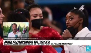 Jeux olympiques de Tokyo : la gymnaste Simone Biles se retire pour sa "santé mentale"