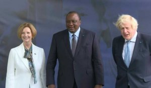 Johnson et Kenyatta arrivent au Sommet mondial sur l'Education à Londres