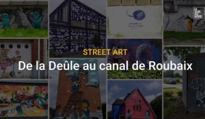 Street art : de la Deûle au canal de Roubaix