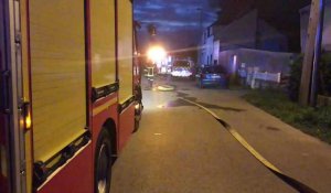 Incendie de pneus à l’Impasse Magnesia à Calais