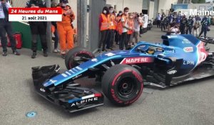 24 Heures du Mans : démonstration d’Alpine avec Fernando Alonso 
