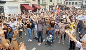 Manif anti-pass sanitaire à Compiègne : «on n'adhère pas à la pensée unique du gouvernement»
