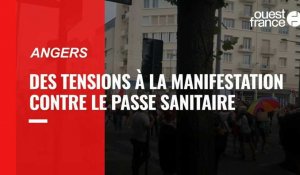 Manifestation à Angers. Des tensions entre forces de l'ordre et opposants au passe sanitaire