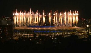Tokyo-2020: feux d'artifice au début de la cérémonie de clôture