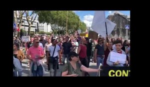 Des centaines de personnes mobilisées à Angers contre le pass sanitaire