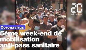 Pass sanitaire: Nouvelle journée de mobilisation sur l'ensemble de la France