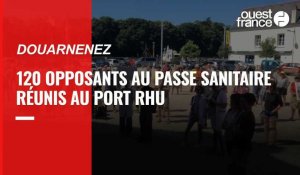 VIDÉO. Manifestation contre le passe sanitaire à Douarnenez
