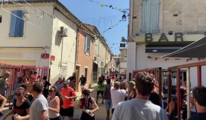 Vauvert : l'abrivado longue de la fête votive, des près du Cailar au village