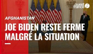 VIDÉO. Afghanistan : Joe Biden reste ferme malgré la situation 