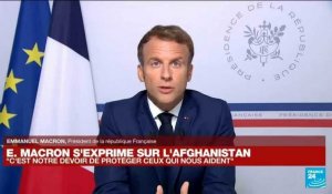 REPLAY - Allocution d'Emmanuel Macron sur la situation en Afghanistan