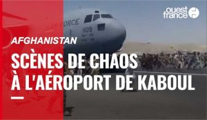 VIDÉO. Afghanistan : scènes de chaos à l'aéroport de Kaboul 