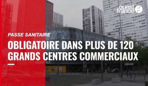 VIDÉO. Le passe sanitaire devient obligatoire dans plus de 120 grands centres commerciaux