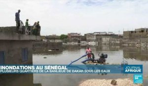 Inondations au Sénégal : plusieurs quartiers de la banlieue de Dakar sous les eaux